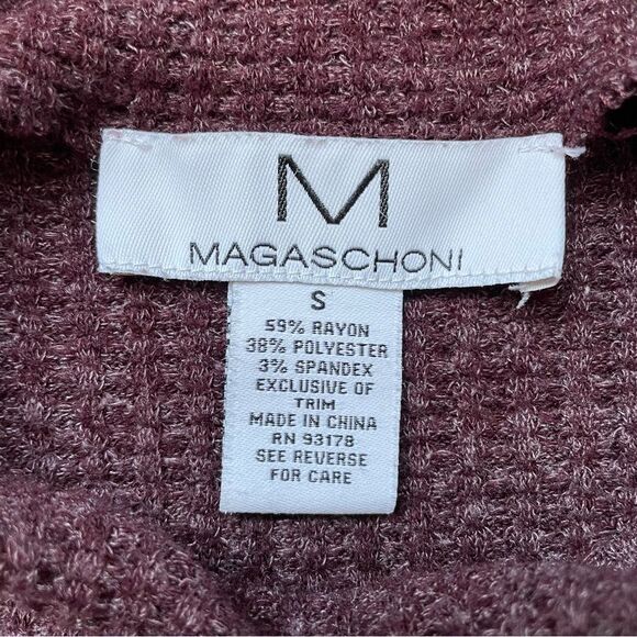 Magaschoni Purple Knitted Sweater - Size: Small - Picture 3 of 6